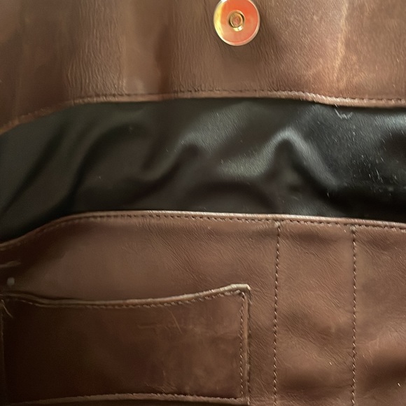 Vintage Large Leather Coach Tote and wallet - Picture 11 of 16